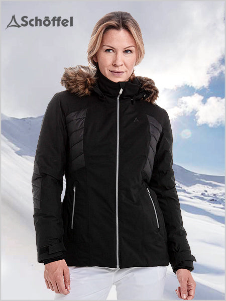Maria Alm 1 ski jacket black (only UK 10 now left)